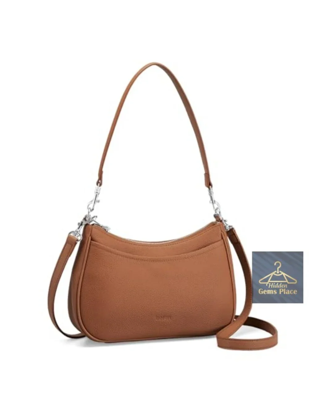 Genuine Leather Anti Theft Crossbody Hobo Bag with RFID